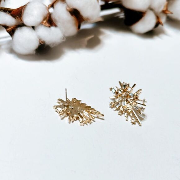 Sun radiant stud earrings N134 - Picture 5 of 6